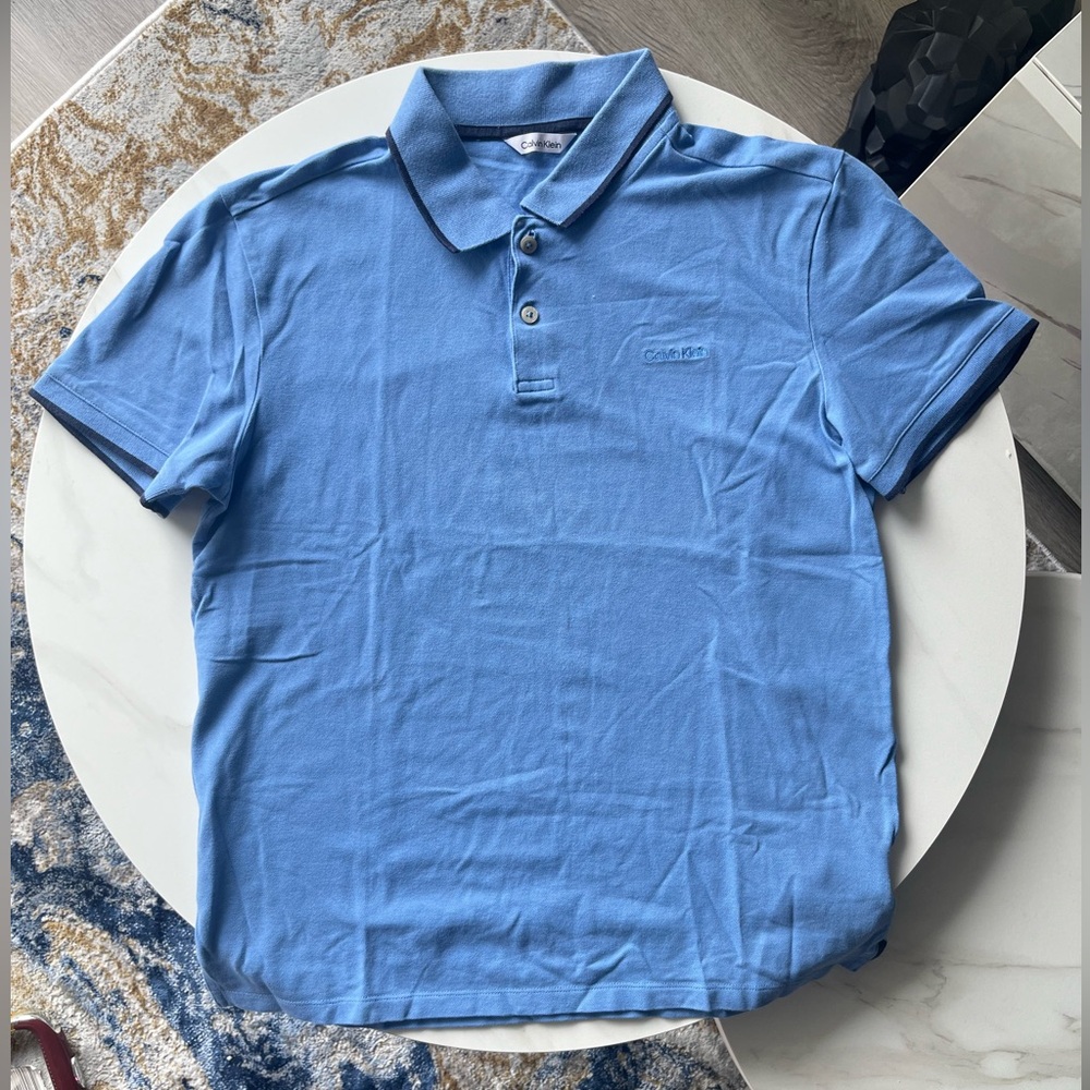 CALVIN KLEIN POLO FOR WOMEN BLUE COLOR SIZE S